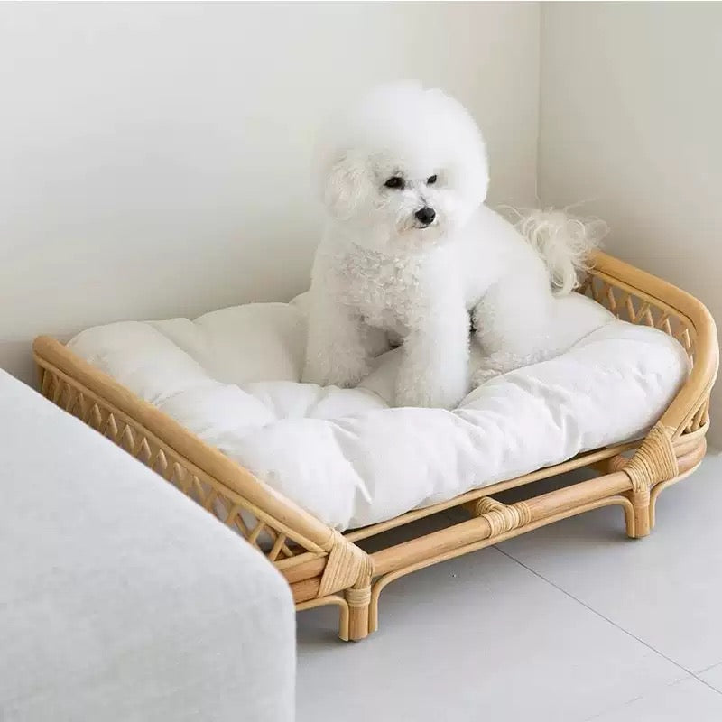Rattan Bed for Dogs and Cats