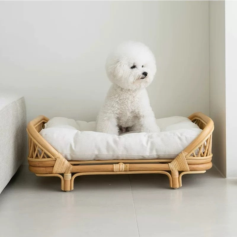 Rattan Bed for Dogs and Cats