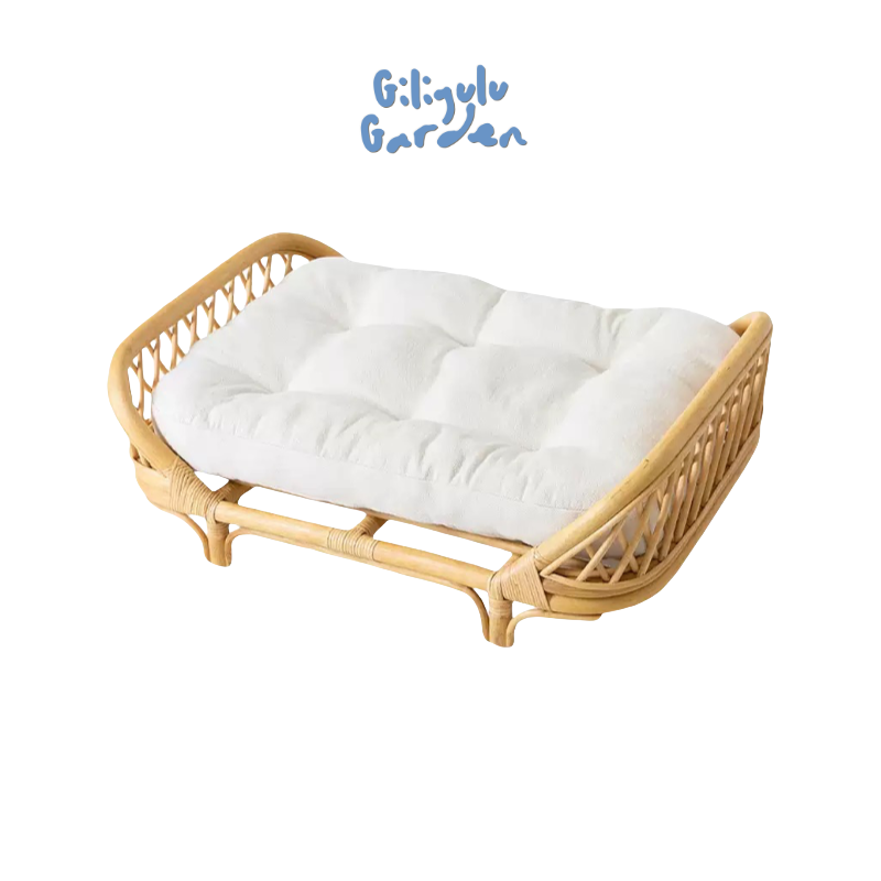 Rattan Bed for Dogs and Cats